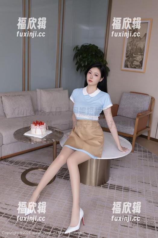 Xiuren秀人网-闵妮 Xiuren秀人网 - 闵妮短裙写真集,精选自我超越——这裙子真的好轻啊!