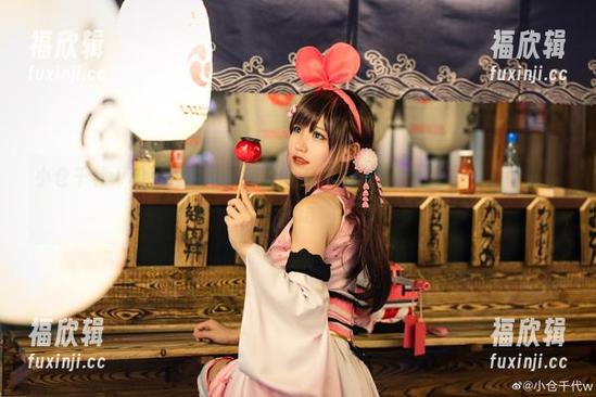 小仓千代w和超级索尼子浴衣的完美融合，原图与图册之间都在低语